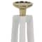 CosmoLiving by Cosmopolitan White Ceramic Modern Candle Holder Set